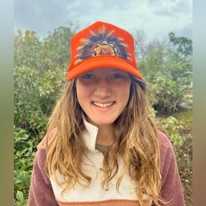 Real pheasant feathers custom hunting hat